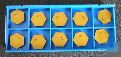 (10) valenite hpe 532 SM225 carbide inserts no 