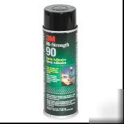 3M 90 hi-strength spray adhesive 12 cans 24 oz each 