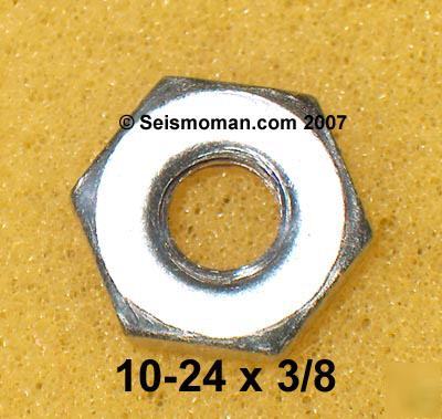 50 hex nuts 10-24 x 3/8