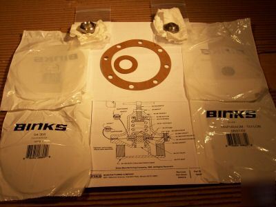 Binks 84-500 back pressure fluid valve rebuild kit N268