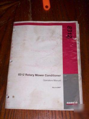 Case ih caseih 8312 rotary mower conditioner manual 