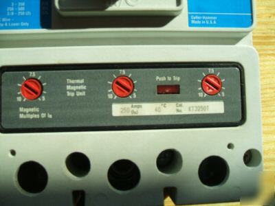 Cutler-hammer westinghouse ckd 35K 250 amp 3P breaker