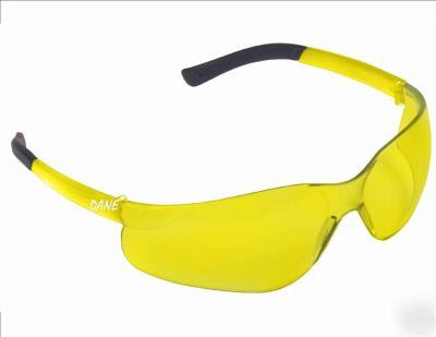 Dane safety glasses polycarb uv protect motorcycle 3-pk