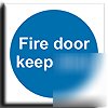 Fire door, keep shut sign-s. rigid-200X200MM(ma-106-rd)