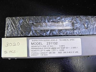 Inspection block level 200MM x 46 x 51MM 
