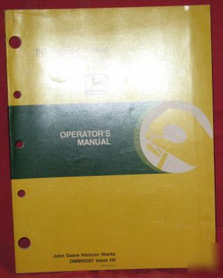 John deere SRX75 SRX95 riding mowers operator's manual