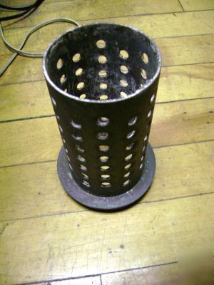 Loss wax casting mold flask forms perforated