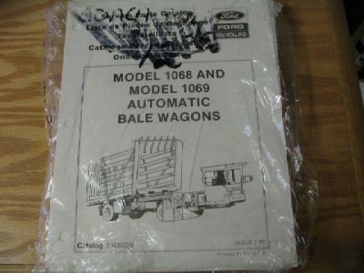 New holland 1068 1069 bale wagons parts catalog