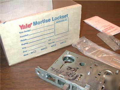 New locksmith yale 8728 mortise exit lock 26D 