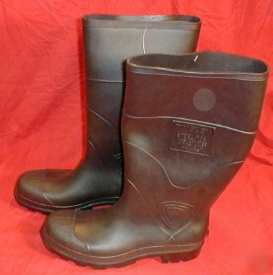 New tingley steel toe pvc safety boot brand size 10