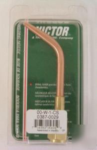 New victor 00-w-1 100 series welding nozzle 0387-0029 