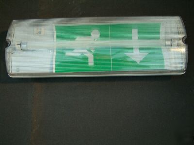 Nib emergency exit light unit - non-maintained b 
