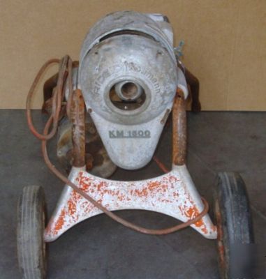 Ridgid kollman km-1500 pipe sewer snake sectional mach