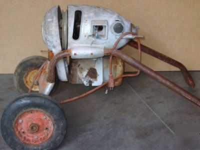 Ridgid kollman km-1500 pipe sewer snake sectional mach