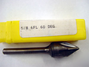 Usa multi six flt carbide countersink 5/8