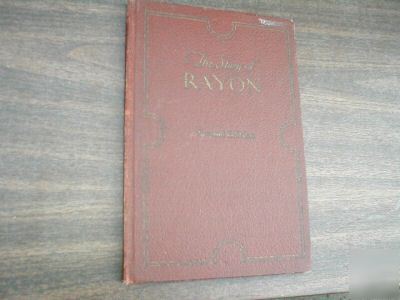 Vintage 1929 the story of rayon book textile thread