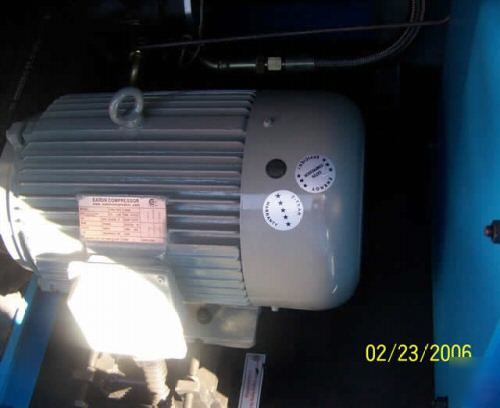 Eaton indus. 3PH 10 hp dual volt rotary air compressor