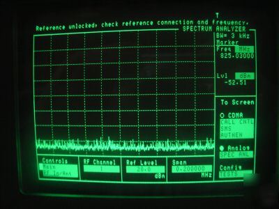 Agilent hp 8924C cdma communications test set