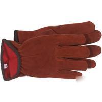 Boss mfg co glove flnl lnd splt lthr l 4175L