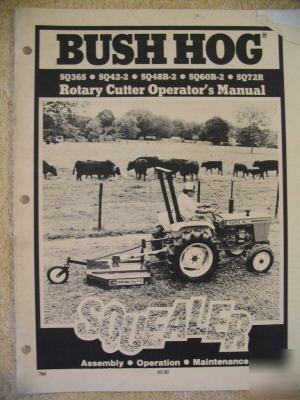 Bush hog squealer SQ36S SQ42-2 SQ48R-2 SQ60R-2 SQ72R