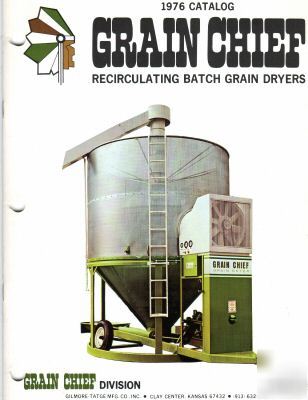 Grain chief grain dryers sales literature 1976