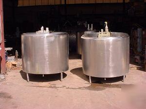 Groen sanitary stainles steel jacketed tank 470 gallon