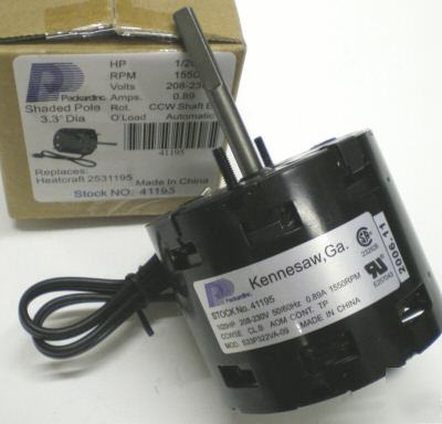 Heatcraft 41195 larkin evap coil motor 230V 253-1195