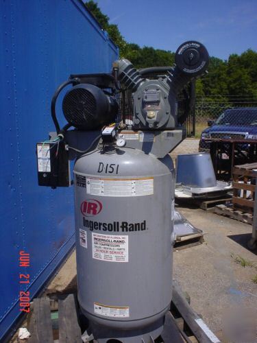 Ingersoll-rand 80 gallon air compressor D151