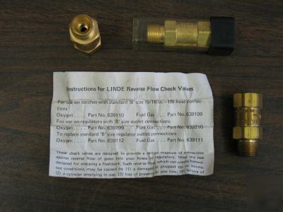 Lindz reverse flow check valve