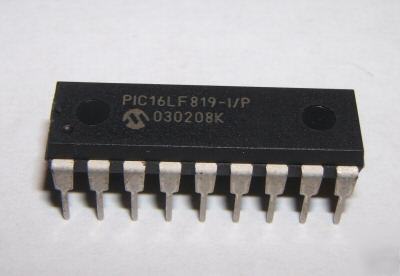 Microchip pic PIC16LF819 ip dip 8-bit flash mcu
