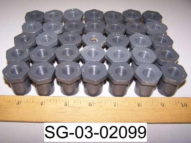 Nib co 1/2X1/4 spgxfpt pvc reducer bushings new (35)