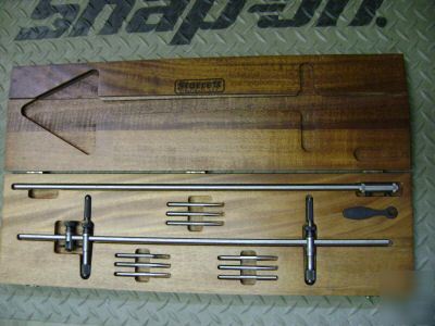 Starrett #251 complete trammel set --no engravings--