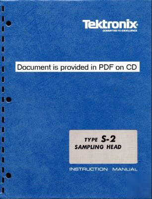 Tek tektronix S2 s-2 service & operation manual