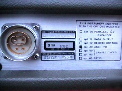 Hp 3490A multimeter with option 30 and thermal adjust
