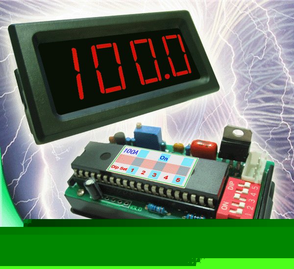 100A dc red led digital panel current meter ampÃ¨remÃ¨tre