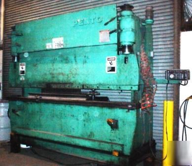 77 ton pexto #77-bh-10 hydraulic cnc press brake
