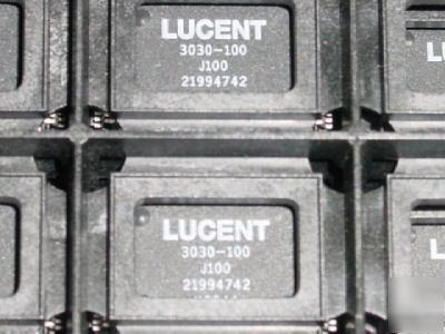 86 pcs. lucent# 3030-100J100, qfp package