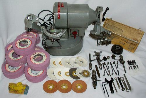 Christen LC21CH drill grinder w/ tooling & extra wheels