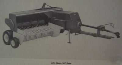 John deere 347 rectangular baler operator's manual