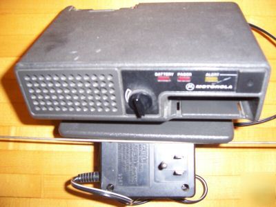 Motorola minitor ii vhf- amplifier and charger no reser