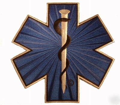 New brand emt/ems star of life breast patch