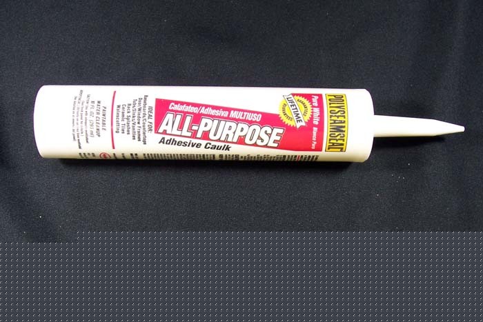 Polyseamseal all-purpose pure white adhesive caulk