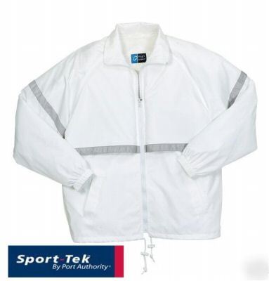 Sport-tek nylon reflective coach's jacket 4X