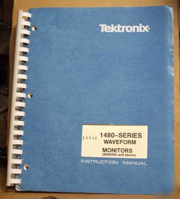Tek tektronix 1480 original service/operating manual