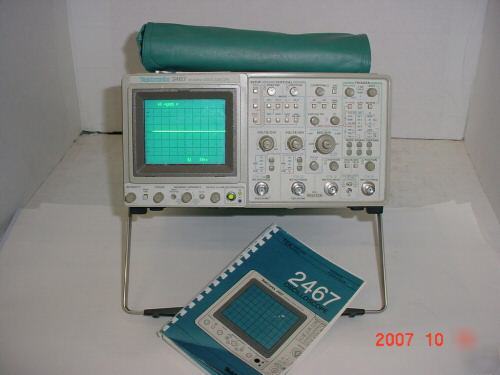 Tektronix 2467 350MHZ 4 channel oscilloscope w/opts. 