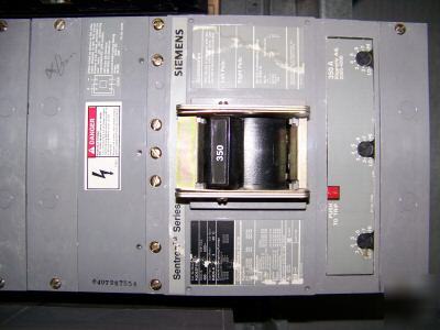 Siemens HJD63F400 350AMP circuit breaker HJXD63B350 aic