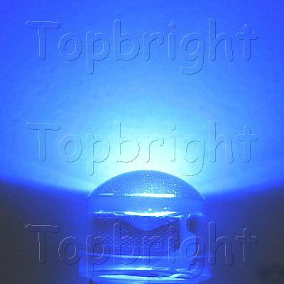 200PC 0.5W strawhat 8MM 140Â° high power blue led 70KMCD