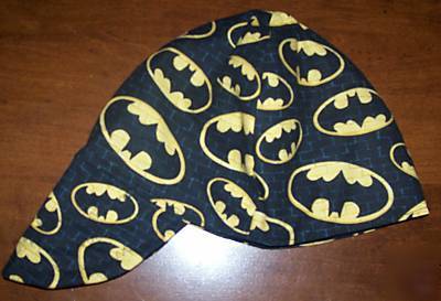 Batman welders hat hats cap caps welding biker