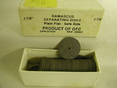 Damascus separating disks- 7/8