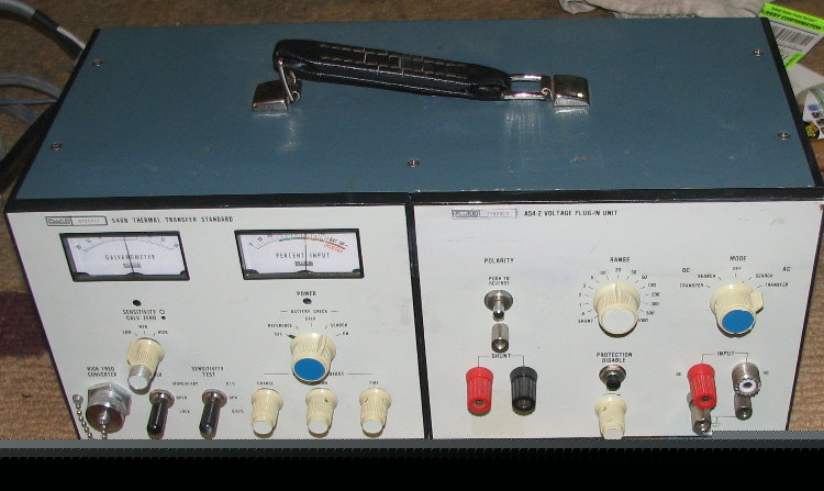 Fluke 540B thermal transfer standard + A54-2 plug in